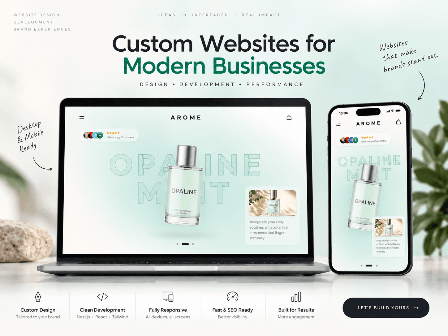 Custom Websites - AROME