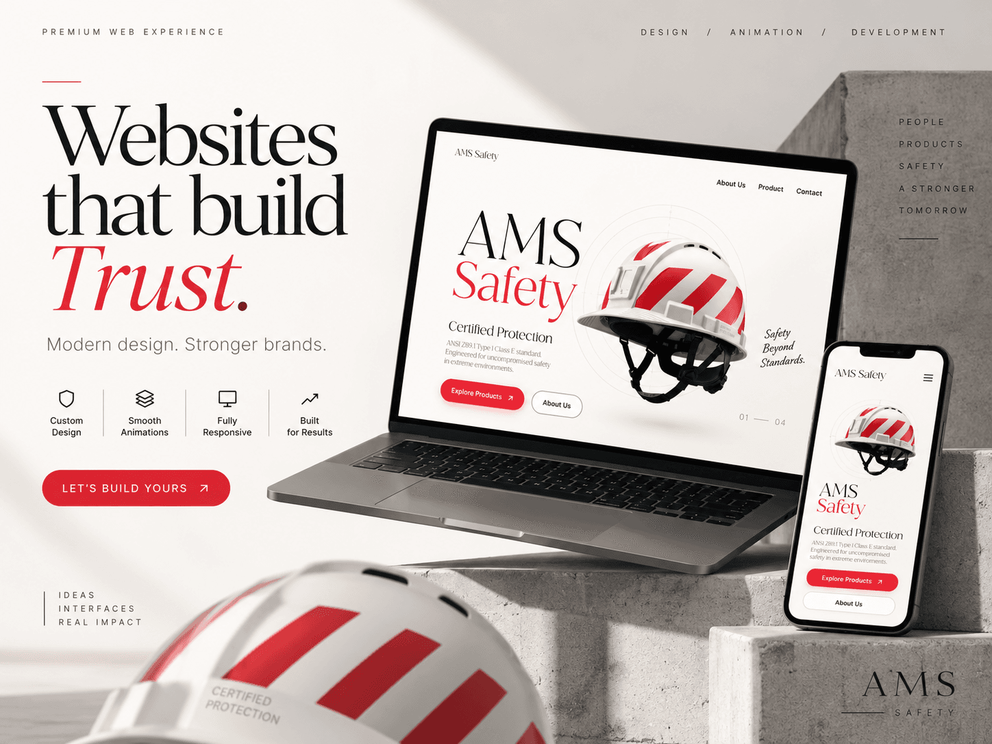 Websites that build Trust - AMS Safety